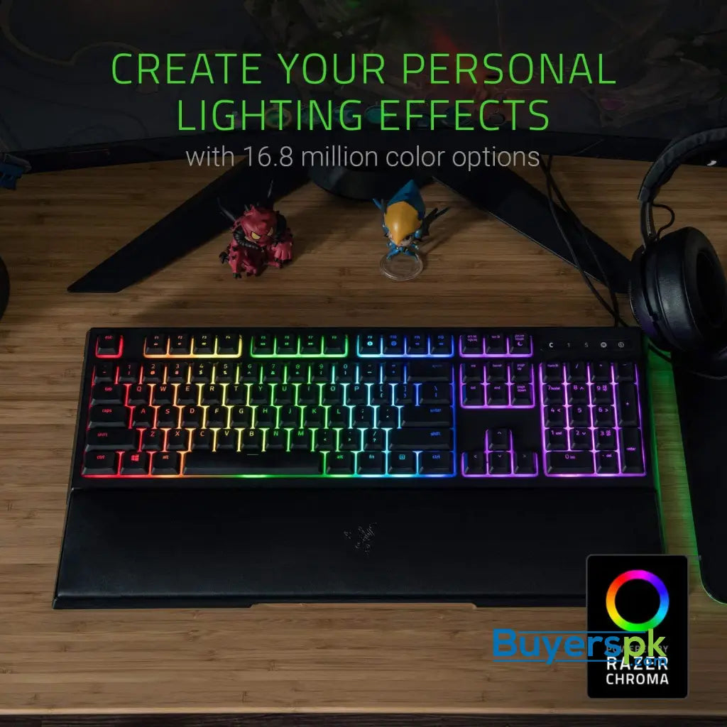 Razer Ornata Chroma - Multi-color Membrane Gaming Keyboard - US Layout - FRML Packaging - Keyboard Razer Ornata Chroma - Multi-color Membrane Gaming Keyboard - US Layout - FRML Packaging - Keyboard
